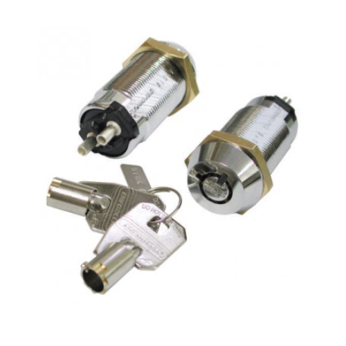 LOF OF 24 Key Switch Lock Momentary Tubular Garage Safe Alarm Keyed Alike NEW 